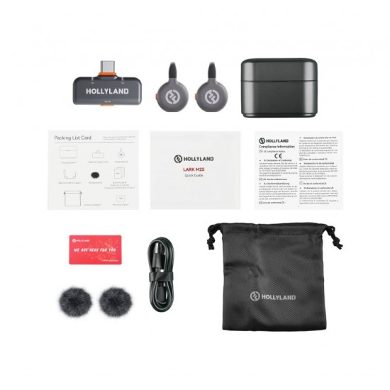 Hollyland LARK M2S DUO 2-Person Wireless Microphone with